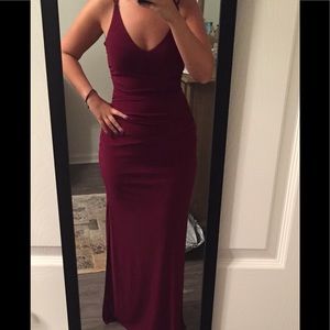 Laundry by Shelli Segal Burgundy Dress